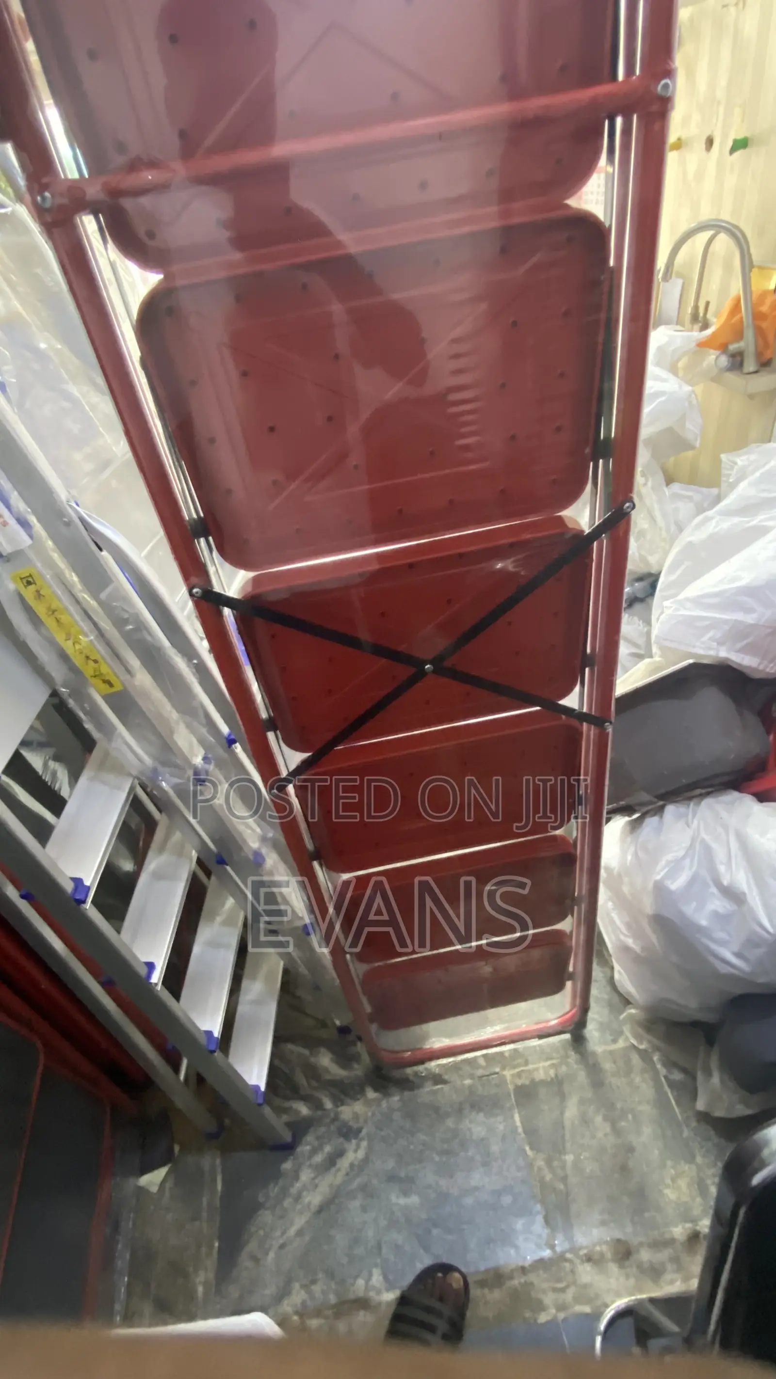 4/5/6-step Foldable Steel Ladder | Non-slip | Family Use