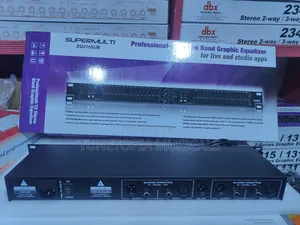 Supermulti Eq215 Professional Dual 15-Band Graphic Equalizer.