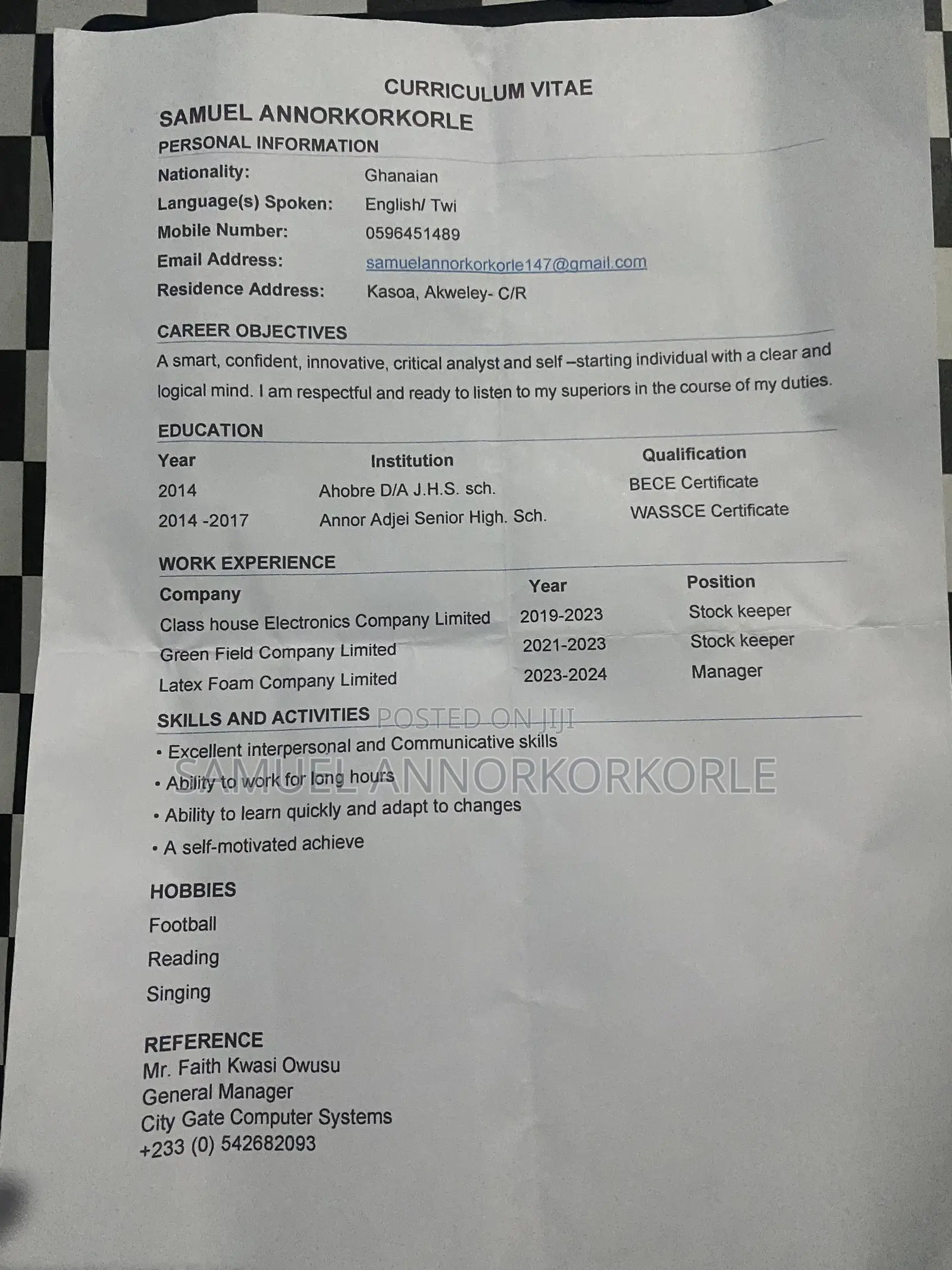 Stock Keeper