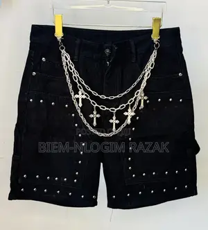 Original Chrome Heart N Nba Jeans Shorts Available in Stock
