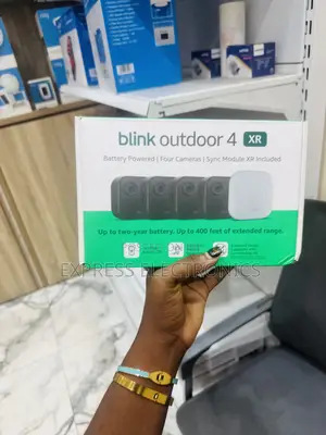 Authentic Sleek Black Outdoor Blink Outdoor Camera