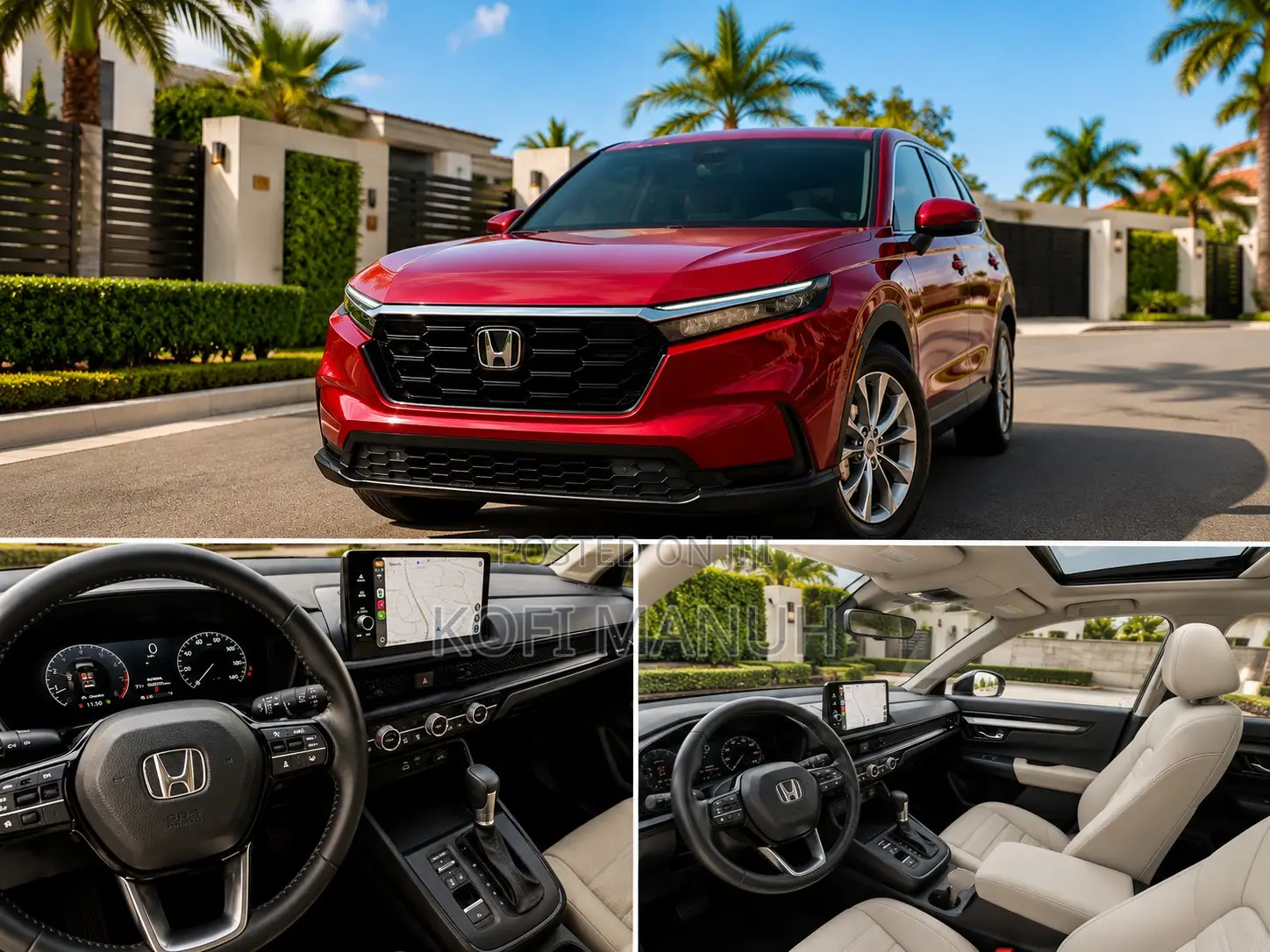 New Honda CR-V 2025 Burgundy