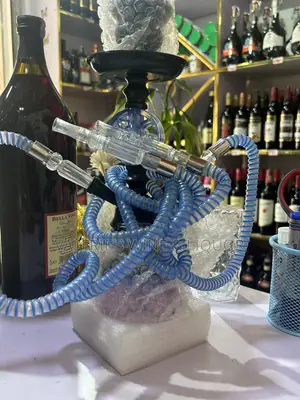 Double Shisha Set (Blue) With Flavor