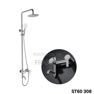 Rainfall Shower System St60 308 – Stainless Steel Round Head