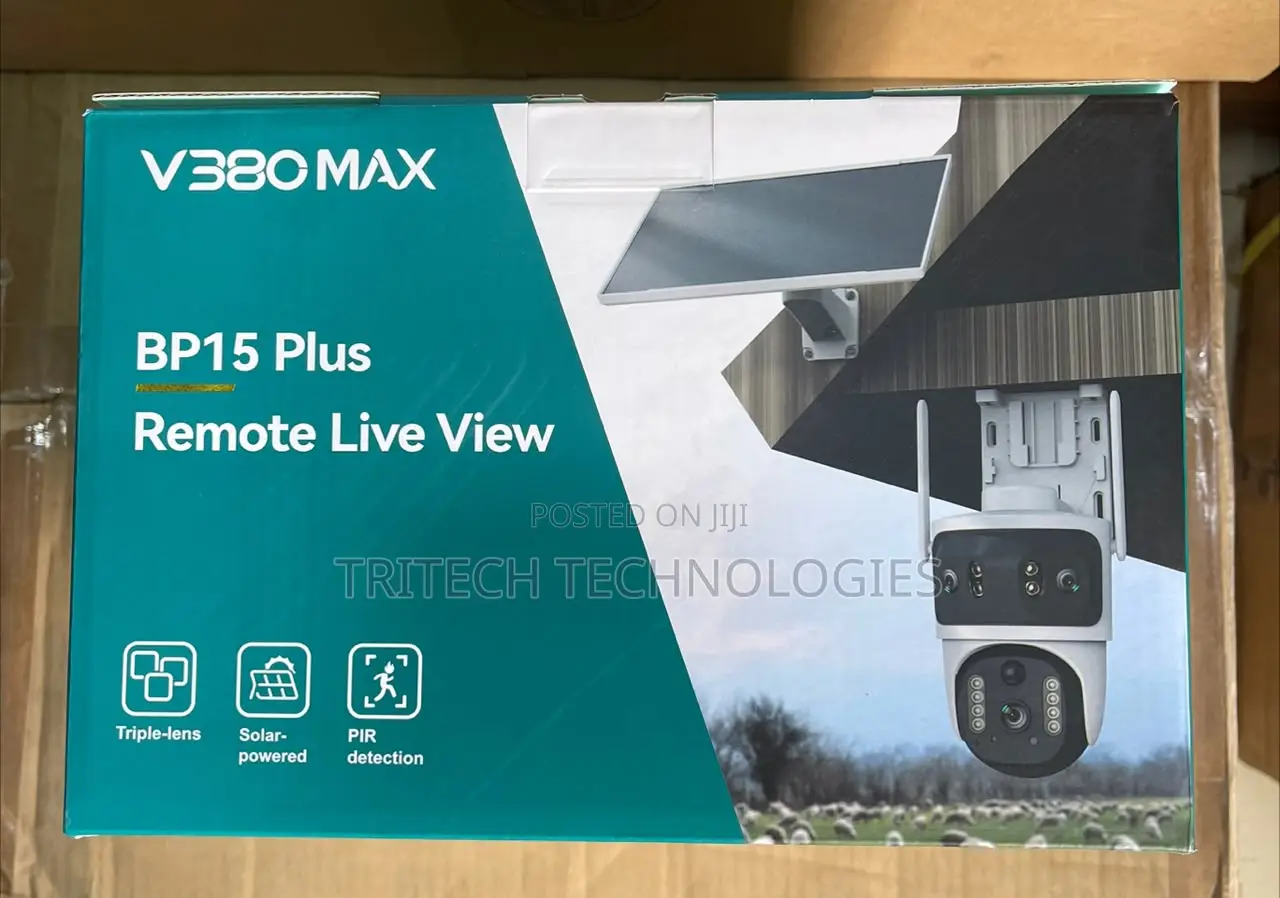 Solar 4g Dual Lens Camera, V380 App.