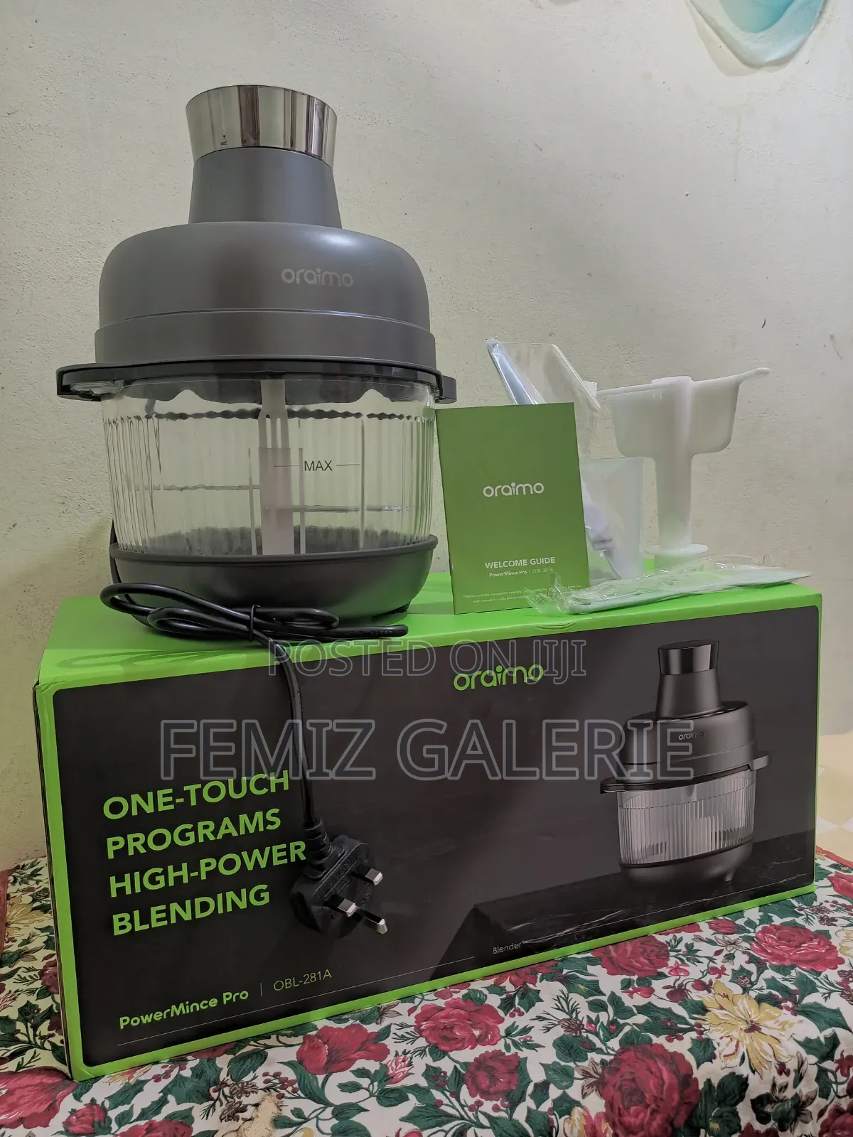 Oraimo Powermince Pro 600w 5l Smart Control Blender