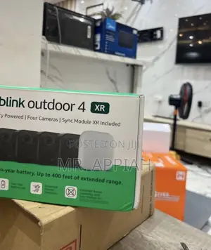 Get Blink Outdoor Cam 4 Security Camera(Black) 