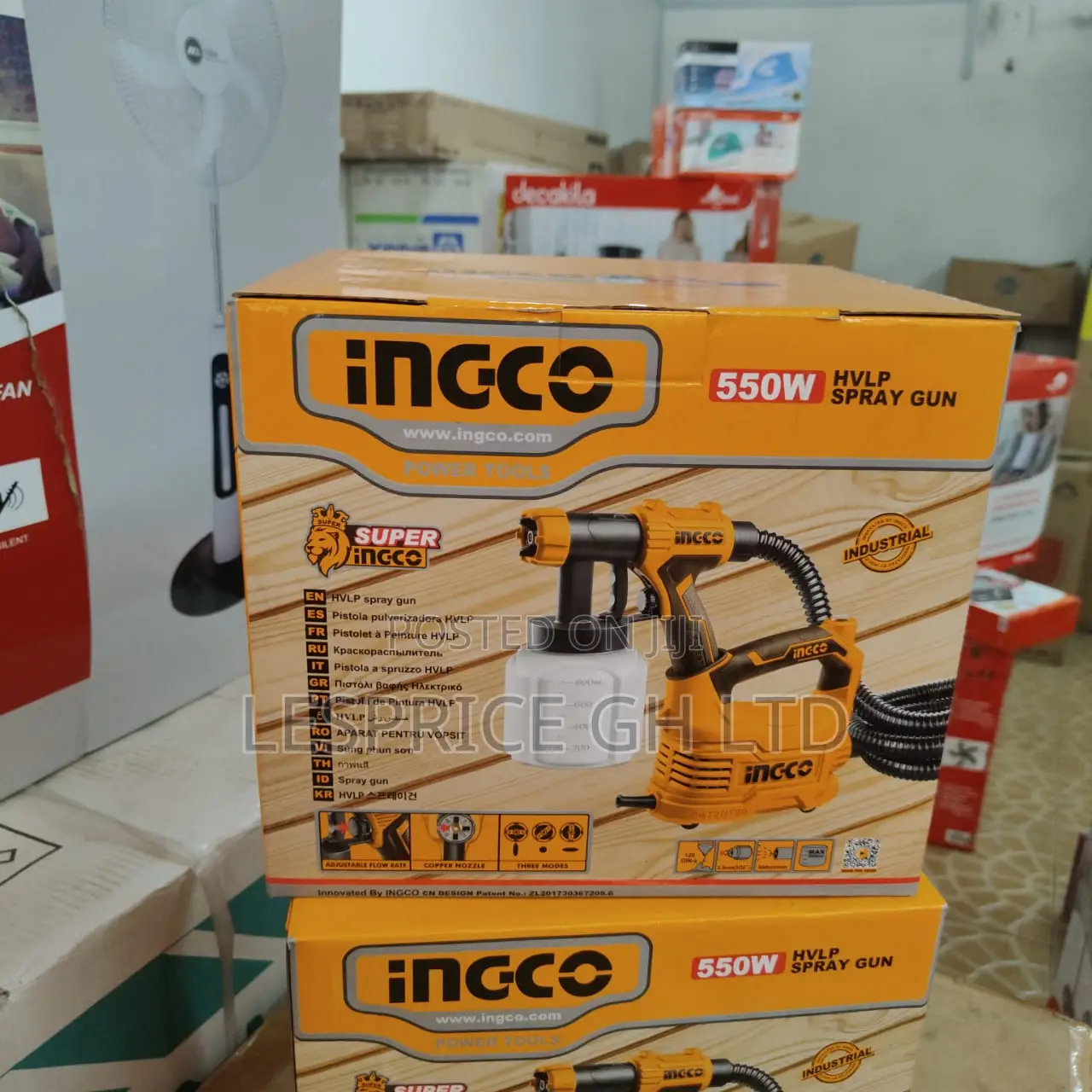 Ingco!! Ingco!! The 550w Floor Based Spray Gun Brand You Can Trust