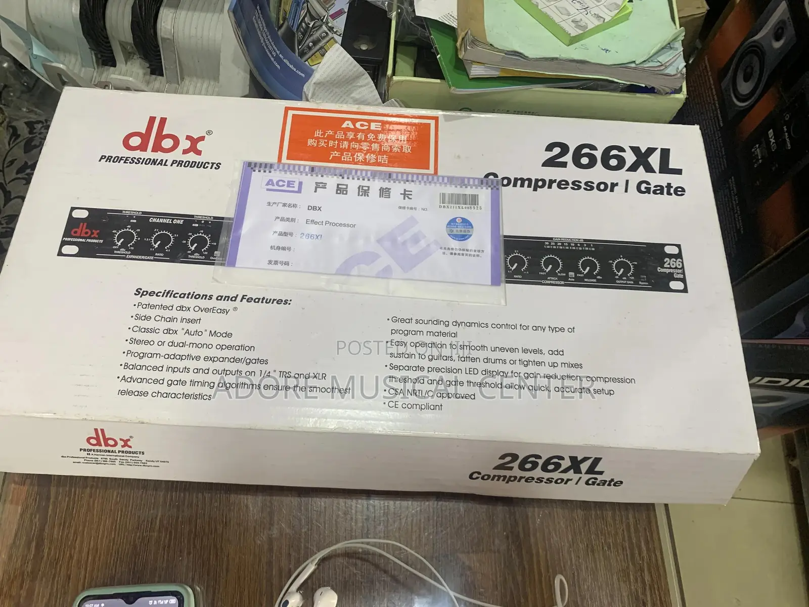 DBX Compressor/Gate 266xl