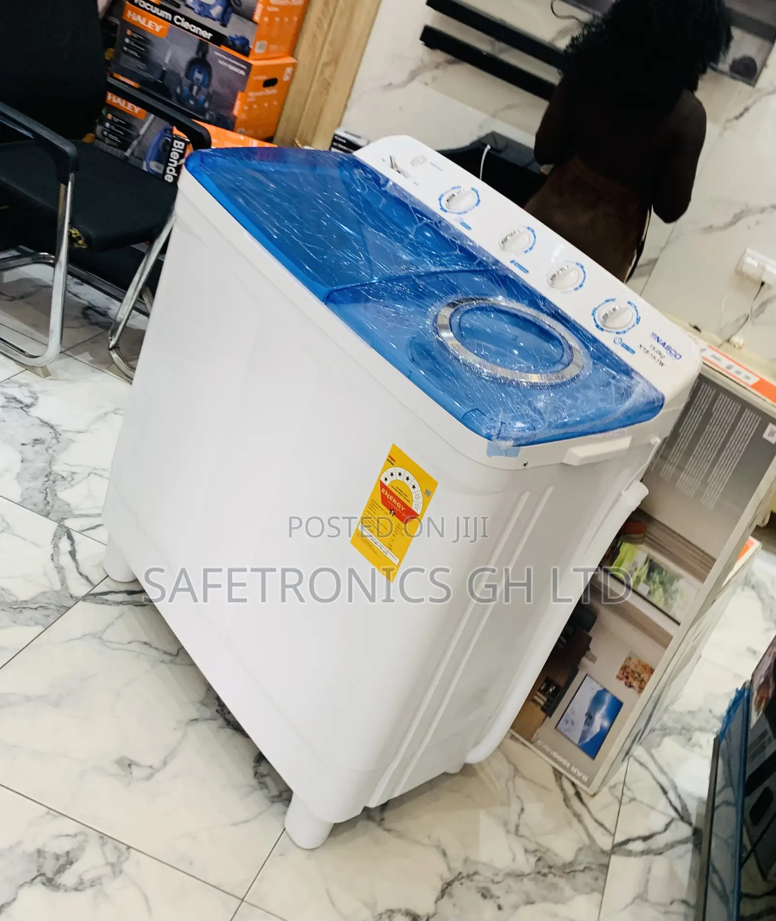 Top Class Zara 11kg Twin Tub Semi-Automatic Washing Machine