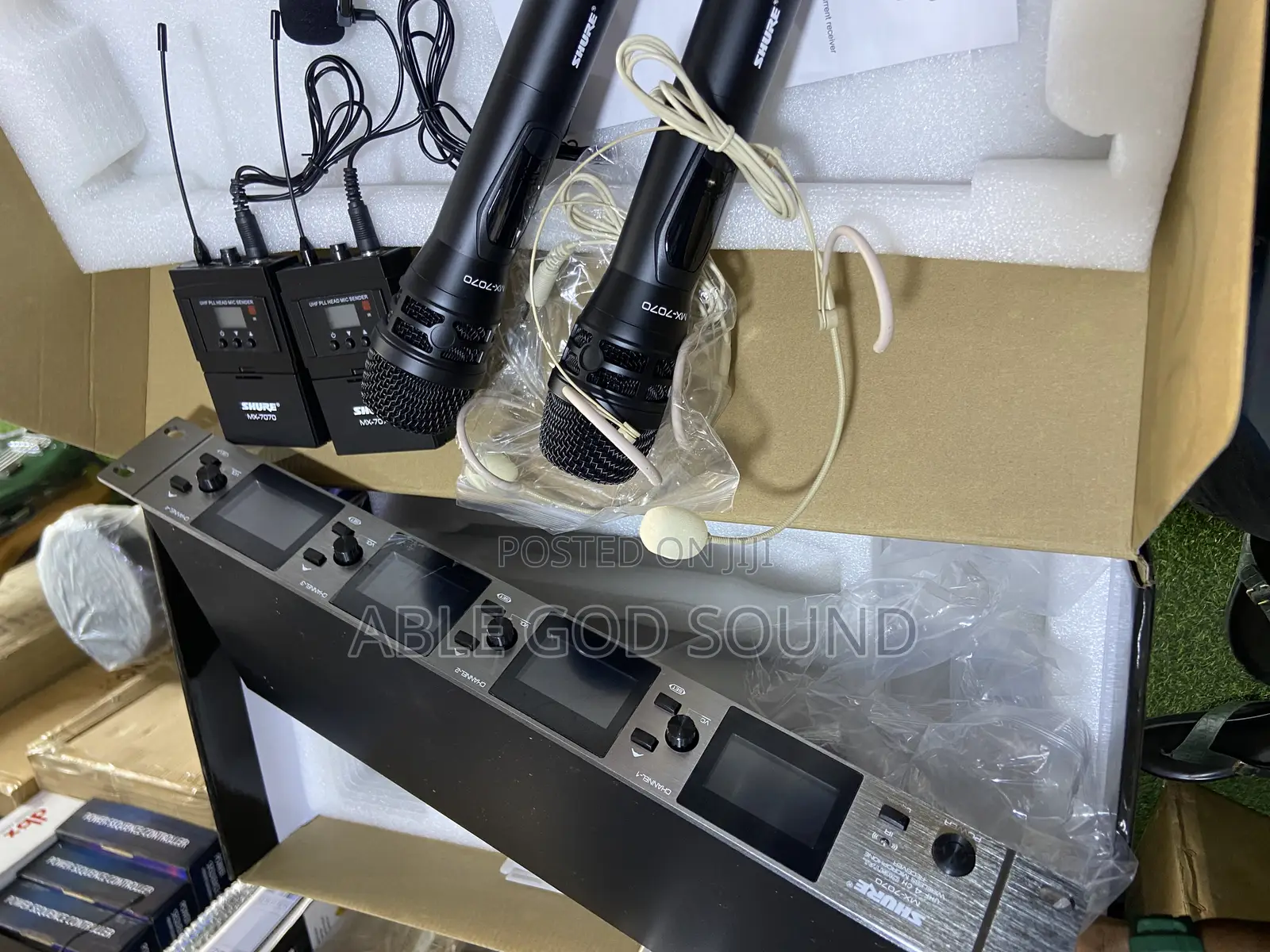 Mx-7070 Shure Lapel 4 in 1 Wireless Microphone