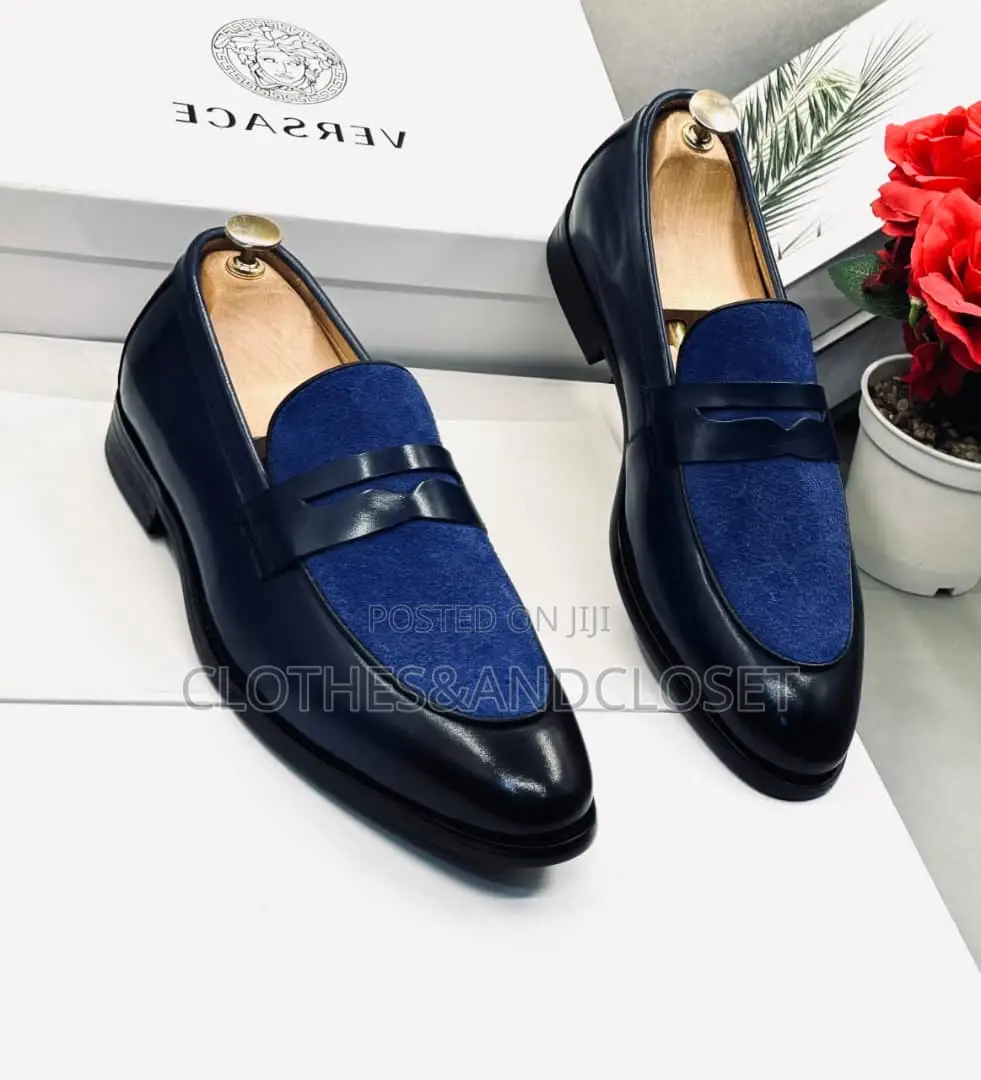 Navy Blue Loafers