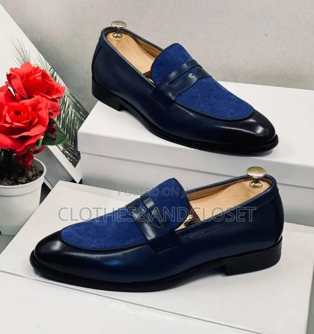 Navy Blue Loafers