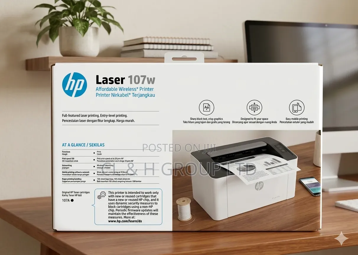 Hp- Laser 107w- Wireless