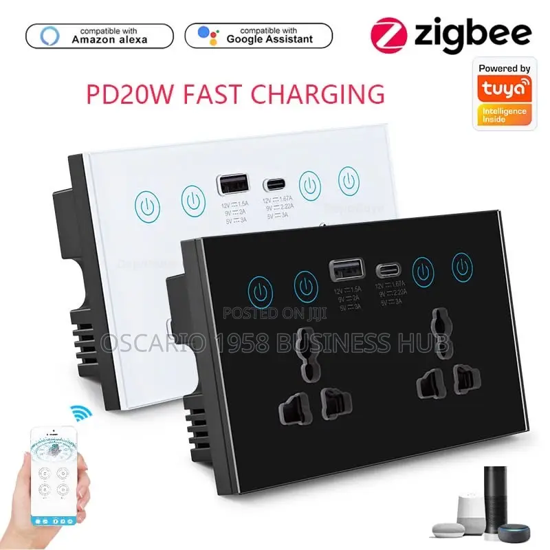 Wifi/ Zigbee Smart Wall Sockets