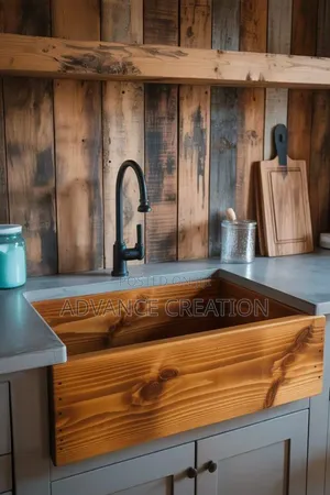 Unique Wooden Sinks