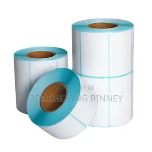 Sticker Paper Rolls 80x25mm (200 Stickers on a Roll)