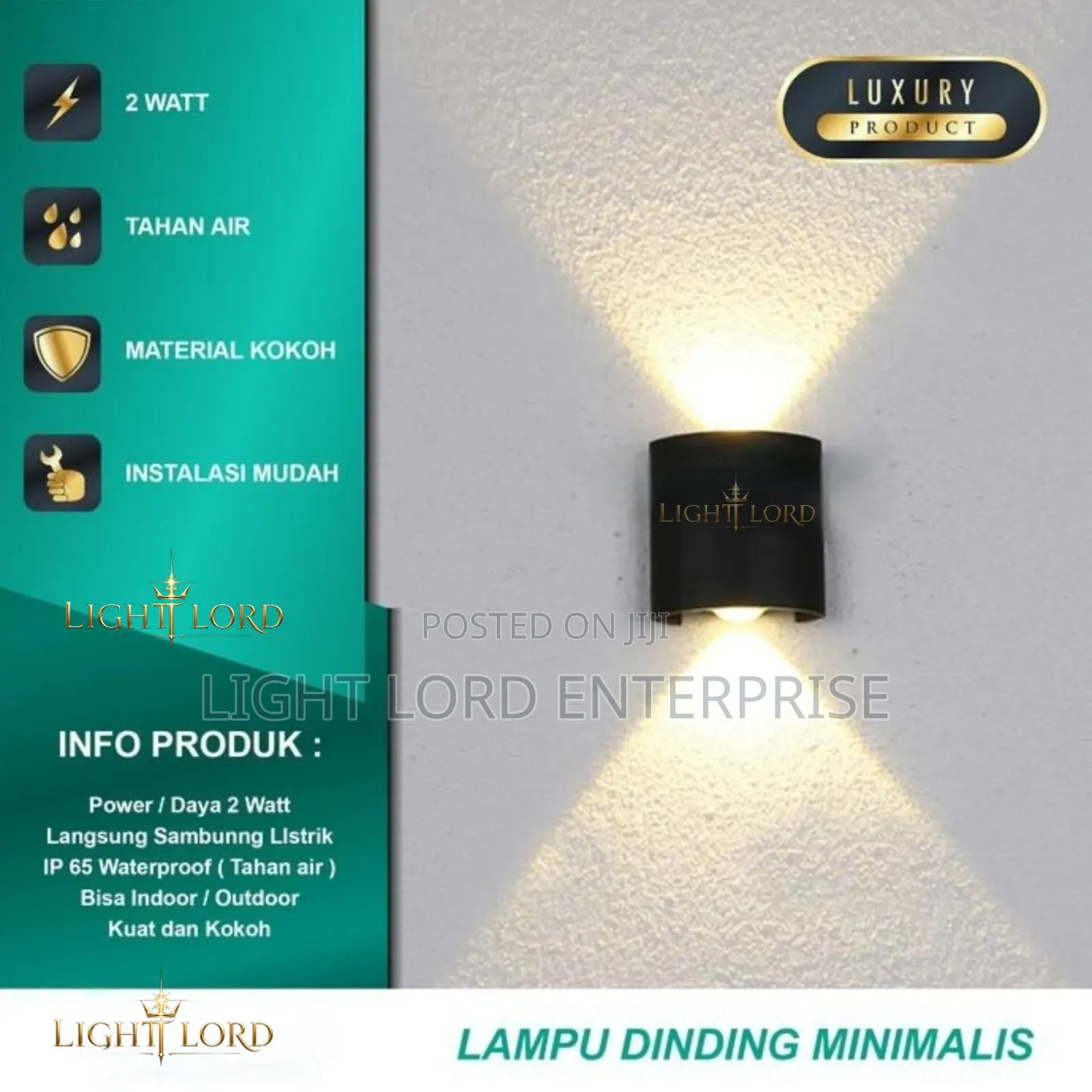 Index Aluminum Body Led Wall Light