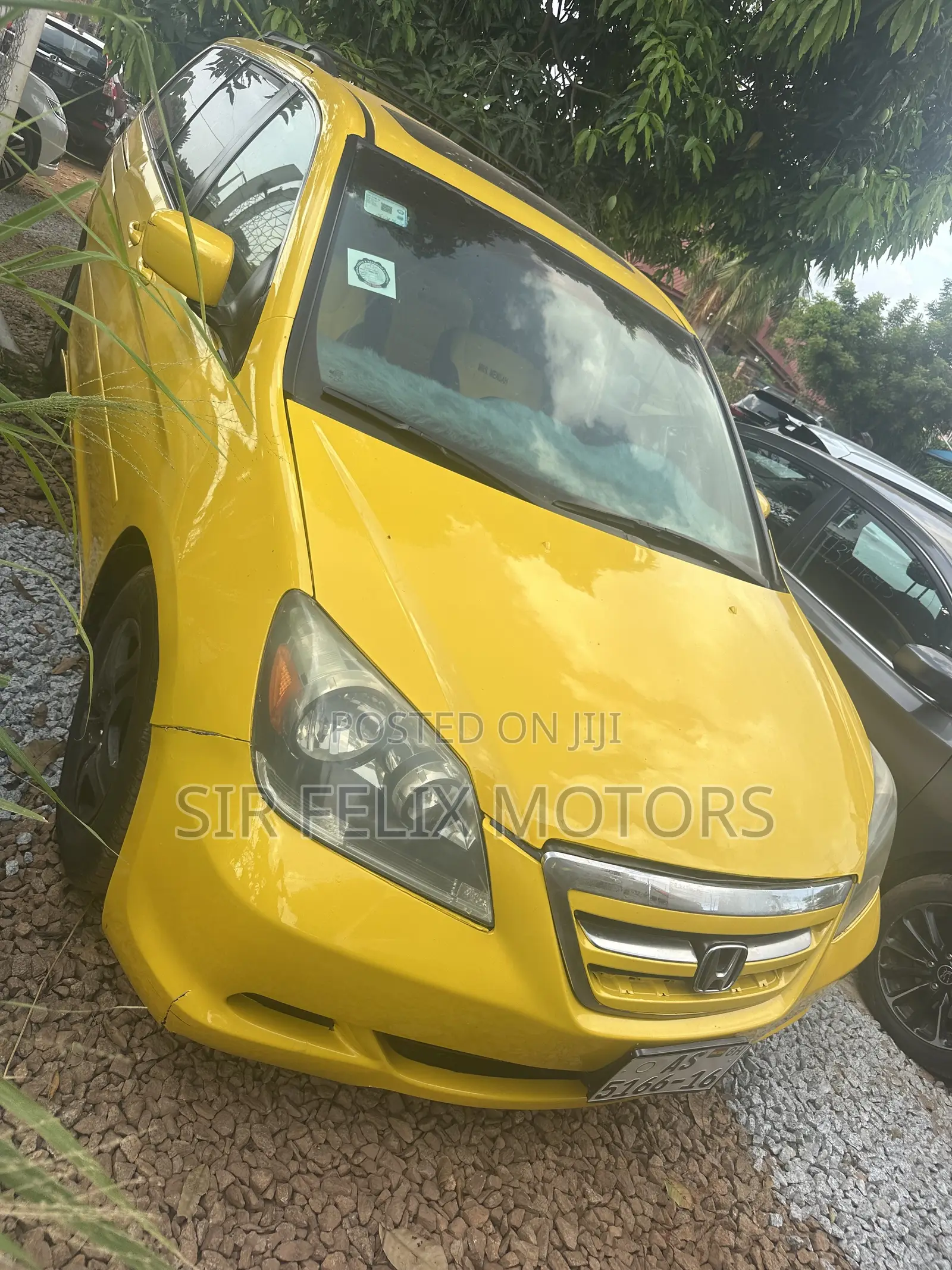Honda Odyssey EX 2007 Yellow