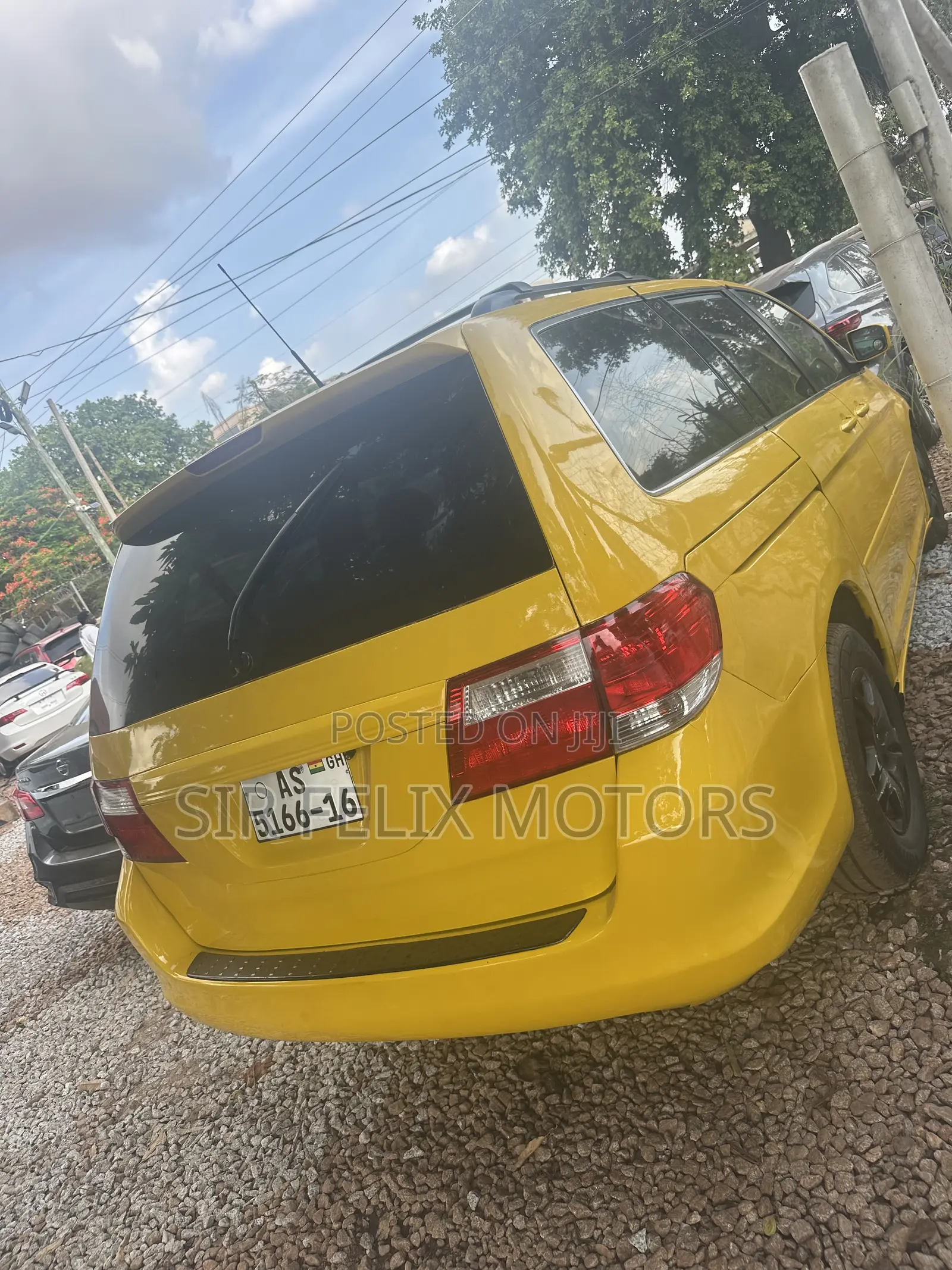 Honda Odyssey EX 2007 Yellow