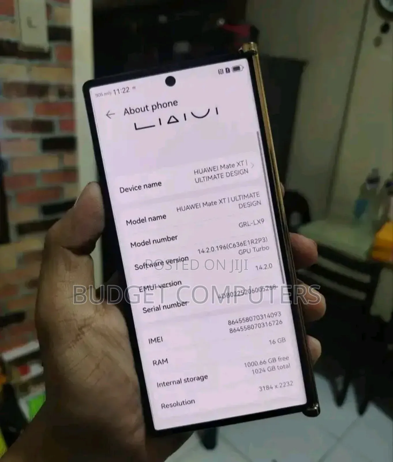New Huawei Mate XT Ultimate Design 1 TB Black
