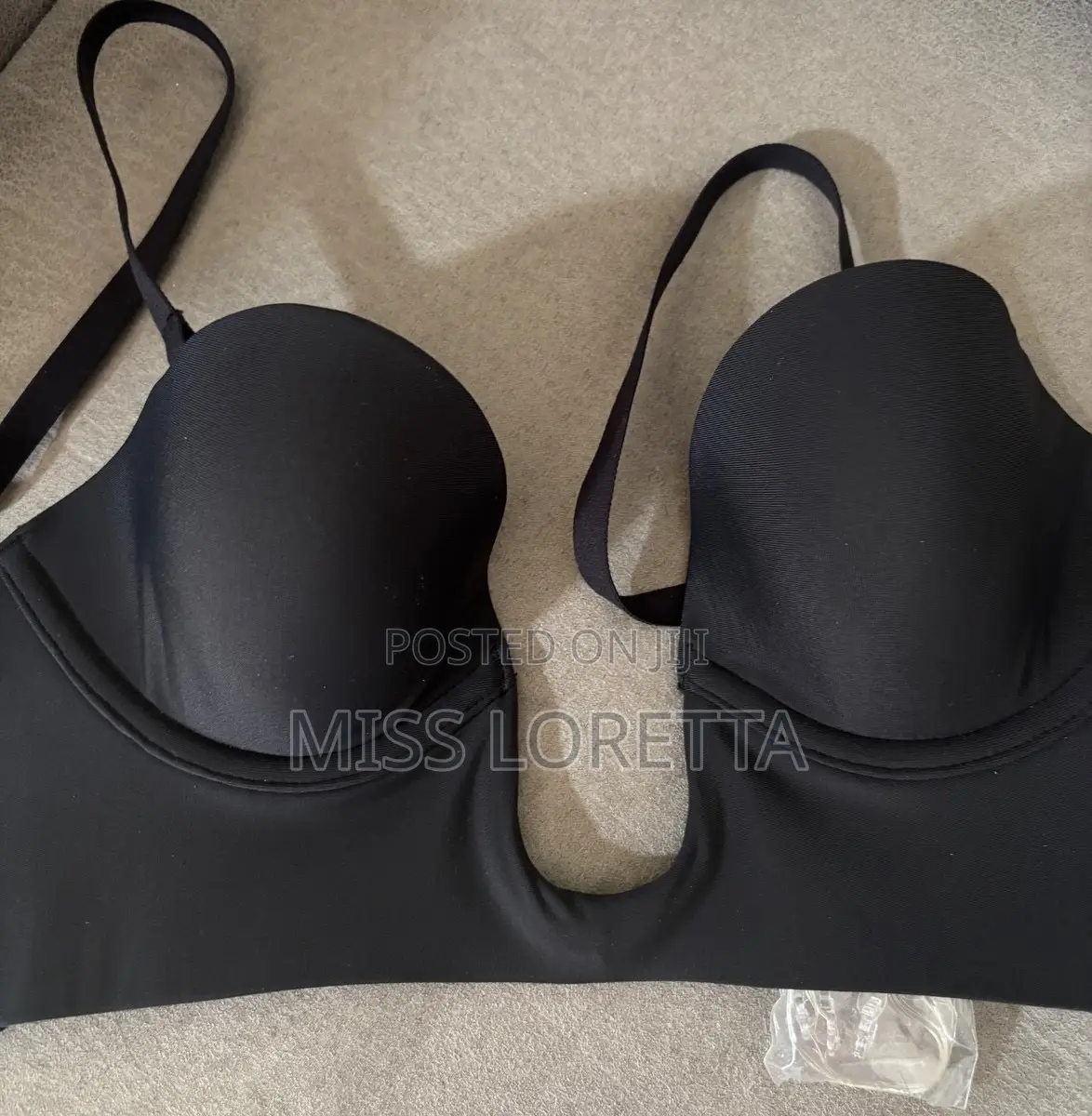 Backless Plunge Bra - Black