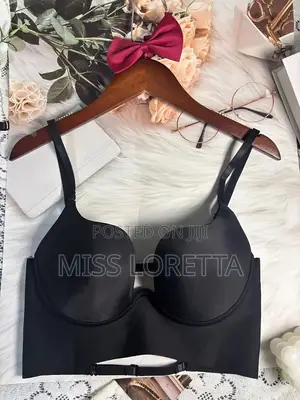 Backless Plunge Bra - Black