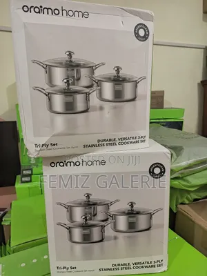 Oraimo Tri-Ply Set Durable Versatile Stainless Steel Cookware Set-6pcs