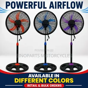 18 Inch Standing Fan Strong Wind 3 Speed Oscillation Stable Base