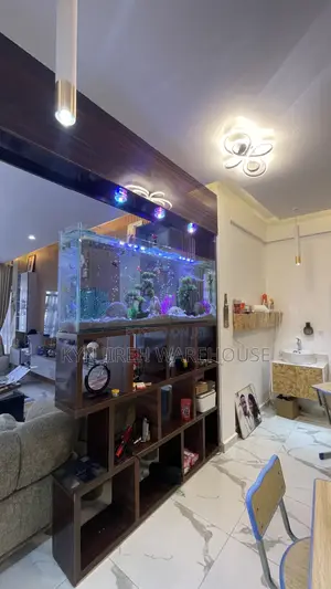 Shelves Mount Aquarium With Fishes