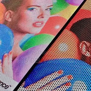 Perforated Vinyl Printing