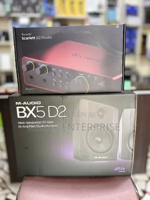 M Audio Bx5 and 2i2 4th Gen Bundle Set