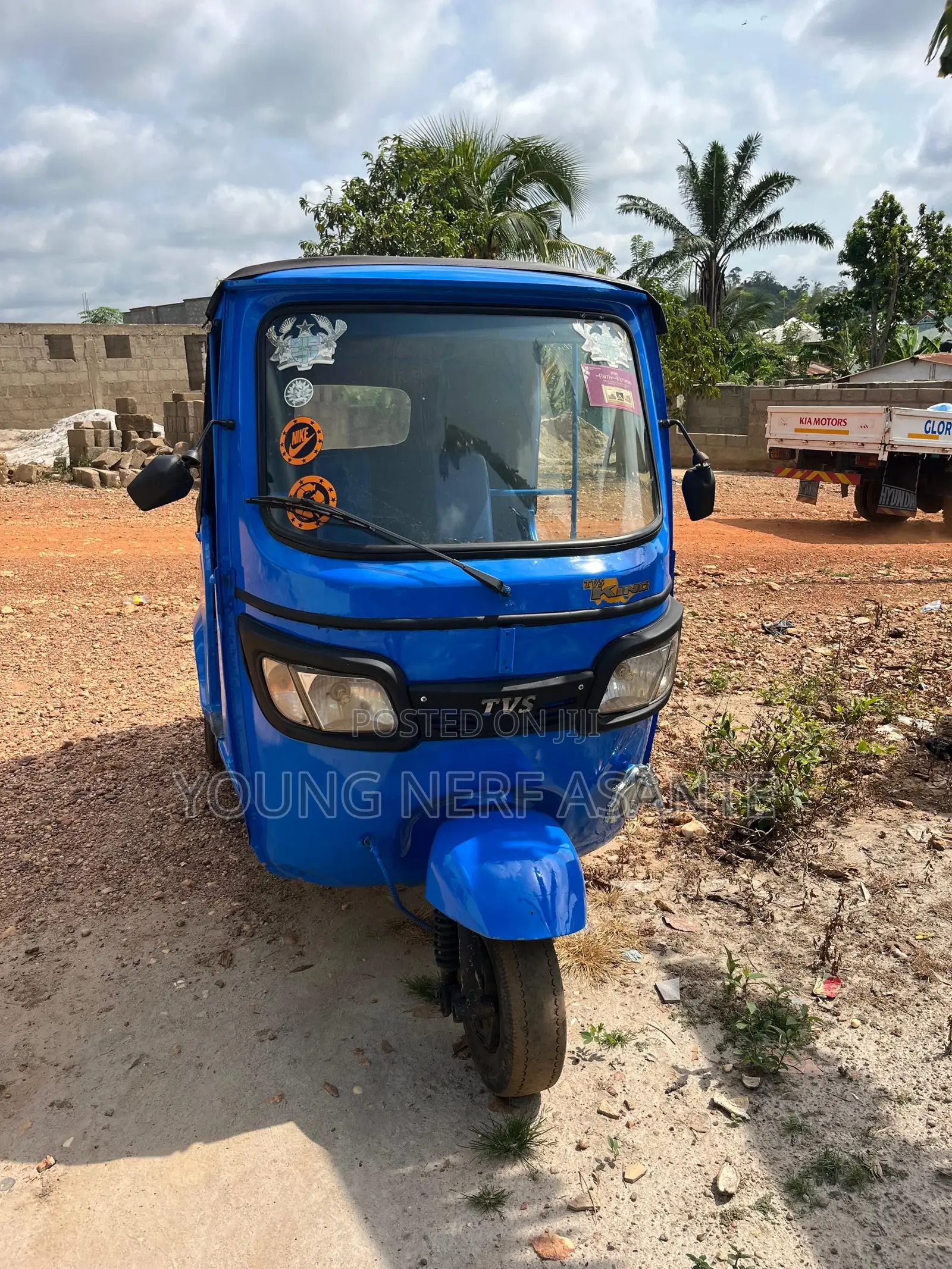 TVS King Deluxe Plus iTouch Start 2024 Blue