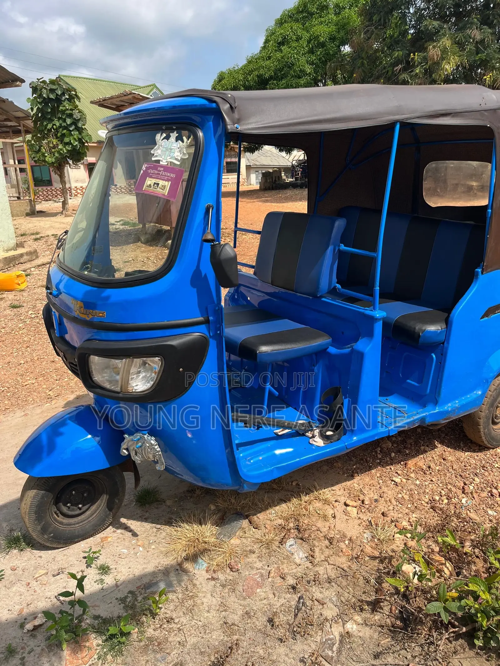 TVS King Deluxe Plus iTouch Start 2024 Blue