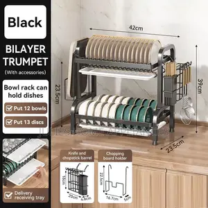 2 Layers Dish Rack