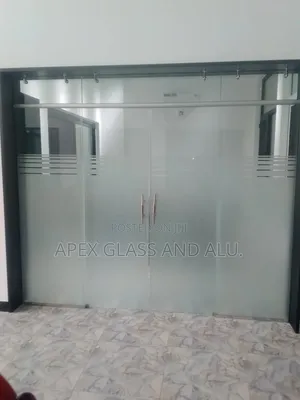 Frameless Manual Sliding Double Door