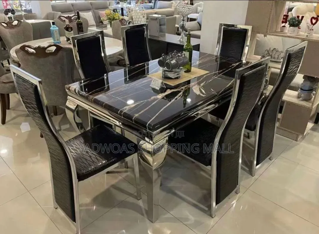 Executive Marble Dining Set(6 Seater)