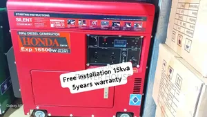 Honda 15kva Diesel Generator With Electric Start – 16,500w Output