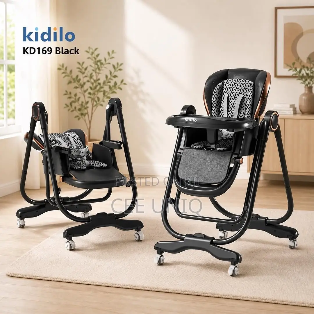 Elegance 2 in 1 Feeding Chair With Manual Swing Mode
