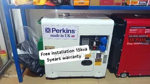 Perkins 15kva Water-Cooled Diesel Generator 16500watts