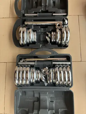 Chrome Adjustable Dumbbells 30kg