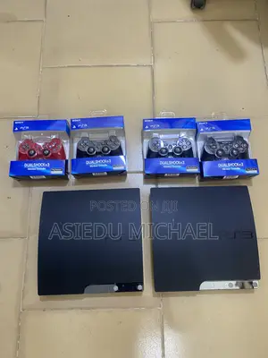 Ps3 Slim 10 Games Installed With 2 Controllers