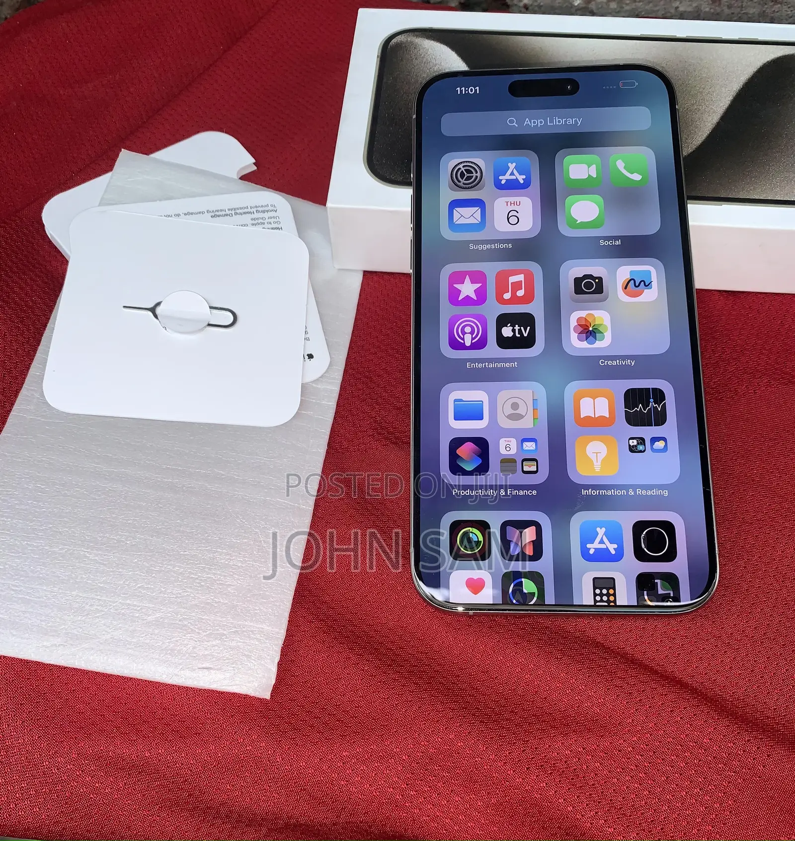 Apple iPhone 15 Pro Max 512 GB Silver