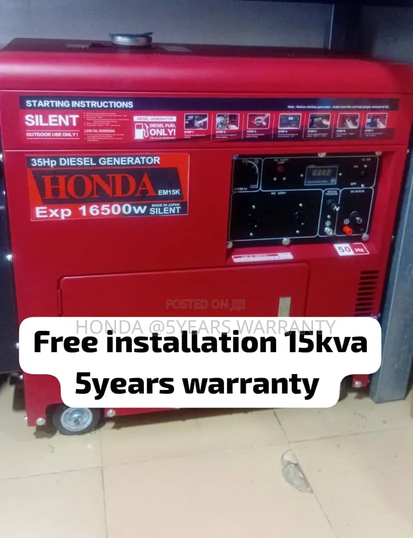 Generator
Honda 15kva Standby Generator for Home Business