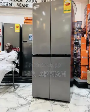 Unique Nasco Nasf2-400 Side by Side Electric Refrigerator(Gray).