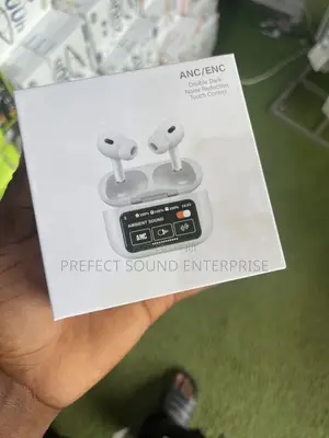 Earbuds With Smart Led Display Charging Case–Touch Control Earphones