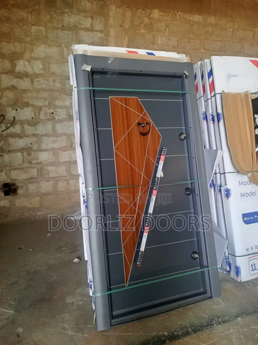Single Turkish Triple Locks Security Door With Accessories