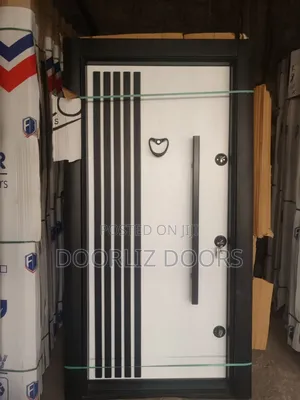 Elegant Turkish Security Door/ Black And White