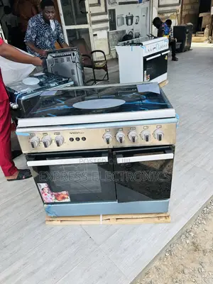 5burner Gas Cooker Oven Rotisserie 60/90 Midea Tech