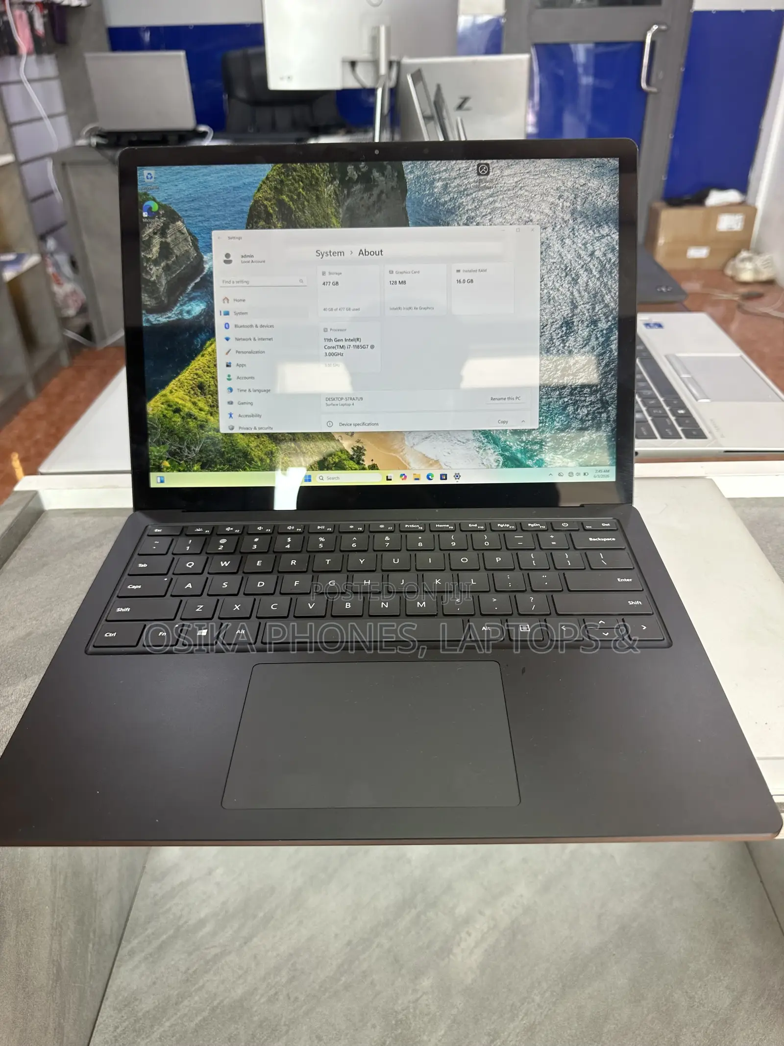 Laptop Microsoft Surface Laptop 4 16GB Intel Core i7 SSD 512GB